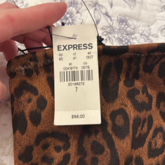 Over the knee leopard fabric boots express 7 - Picture 4 of 4